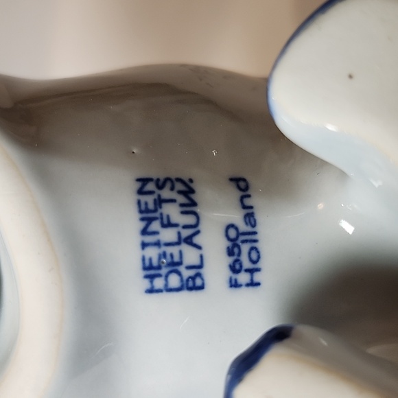 Delft holland kitty cat coin bank - Picture 7 of 7